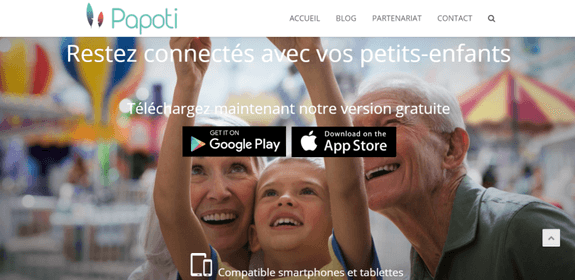 Start-up - Papoti l'application mobile