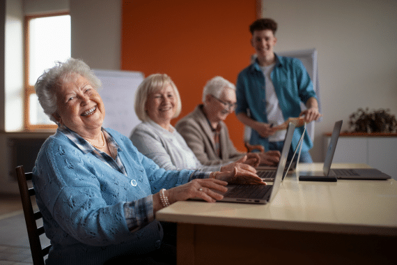 Des retraites profitent d'un atelier bien-être senior